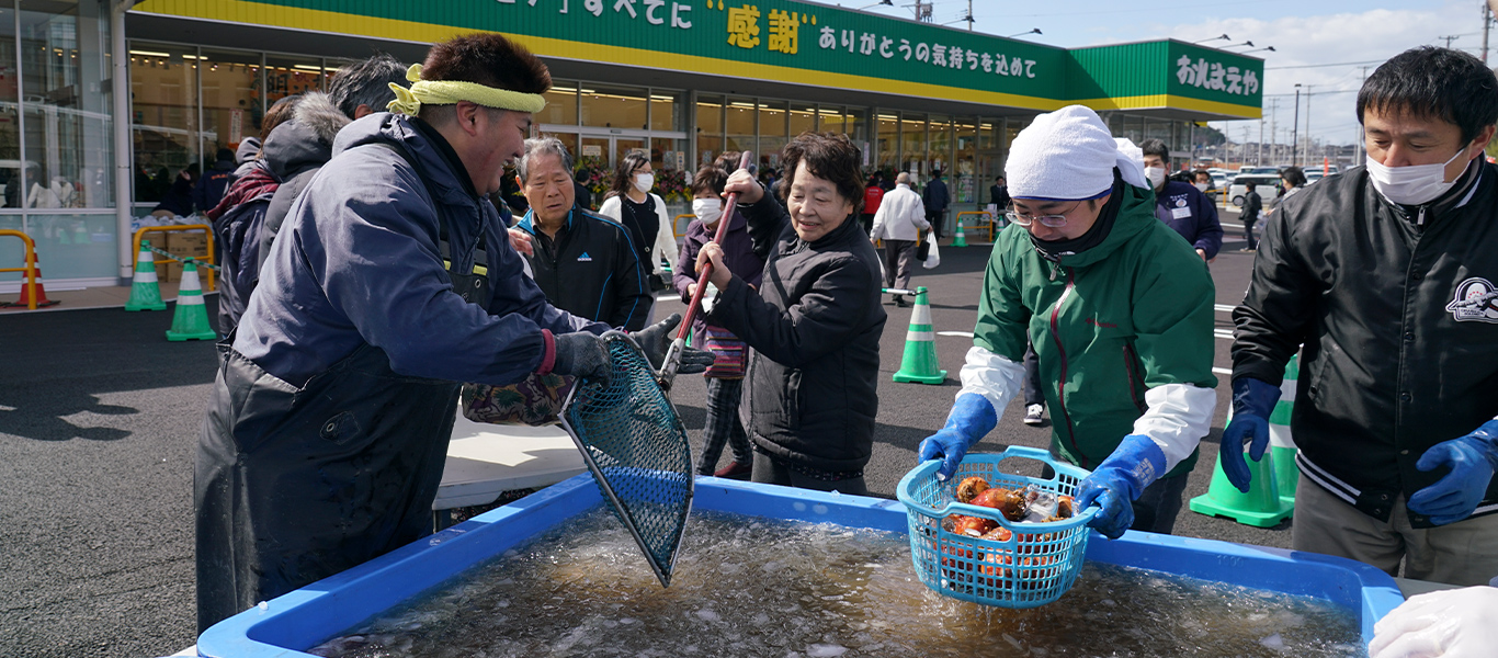 スーパーおんまえや　オープン時水産加工研究会